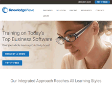 Tablet Screenshot of knowledgewave.com